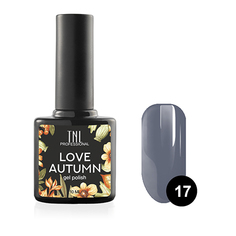 Гель-лак №17 Серый Love autumn 10 мл, TNL