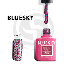 Гель-лак №433 Luxury Silver 10 мл, BLUESKY