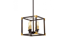 Lumina Deco Подвесная люстра Lumina Deco Waldorf LDP 1140-4 BK+MD