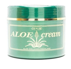 Крем для лица To-plan aloe blended cream с экстрактом алоэ, с коллагеном и скваланом, 220г