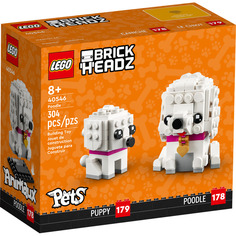 Конструктор LEGO BrickHeadz Сувенирный набор Пудель 40546, 304 детали