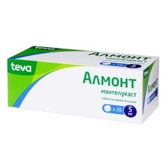Алмонт таблетки жевательные 5 мг 28 шт. Teva