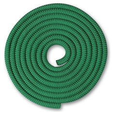 Скакалка гимнастическая INDIGO арт.SM-121-GR, утяжеленная, 150г, длина 2, 5м, шнур, зелены