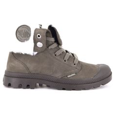 Ботинки женские Palladium 97962-236 серые 39.5 EU