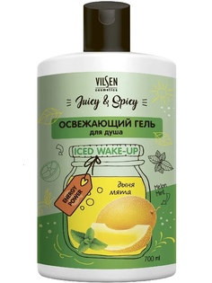 Гель для душа Vilsen Family Cosmetics Juicy&Spicy Дыня и Мята FJS-10170, 700 мл