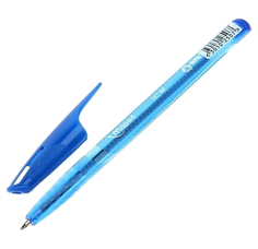 Ручка шариковая масляная MAPED (Франция) "Green Ice", СИНЯЯ, корпус тонированный, узел 1 м