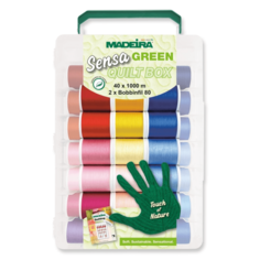 Набор ниток для вышивки Madeira SensaGREEN Quilt Box арт. 8050 40 х 1000 м No Brand
