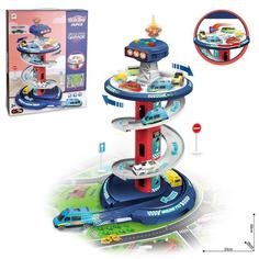 Парковка «Гонки по кругу», 3 машинки в комплекте, свет и звук Bazar