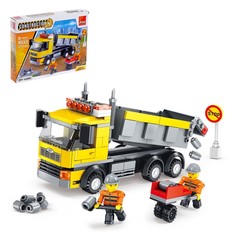 Конструктор Строители «Самосвал», 221 деталь Peizhi