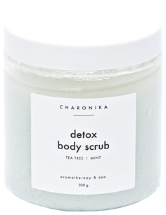 Скраб для тела CHARONIKA Detox Body Scrub Tea Tree/Mint 330 мл