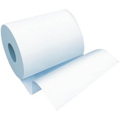 Полотенца бумажные OfficeClean в рулонах H1, 2-слойные, 150 м/рул., белые