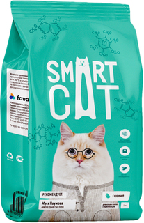 Сухой корм для кошек Smart Cat, для стерилизованных, с курицей, 3 шт по 5 кг