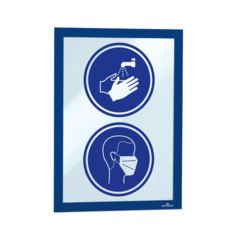 Рамка информационная самоклеящаяся Durable Duraframe, A4 Синий