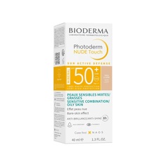 Фотодерм Солнцезащитный флюид с тоном, минеральные фильтры SPF 50+ ОC 40 мл Bioderma