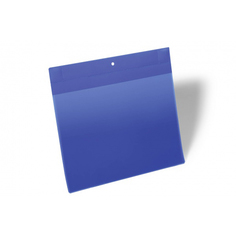 Карман горизонтальный для маркировки Durable, на неодимовых магнитах, А4 Синий
