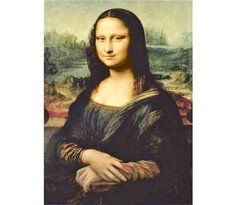 Алмазная мозаика картина стразами Мона Лиза, 50х65 см No Brand
