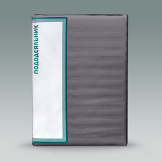 Традиция Пододеяльник 180х222, страйп-сатин, 100% хлопок, пл. 125 гр./кв. м., "Мокрый асфа