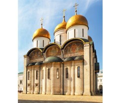 Алмазная мозаика картина стразами Успенский собор, 40х50 см No Brand