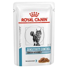 Влажный корм для кошек Royal Canin Sensitivity Control курица, рис в соусе, 85 г