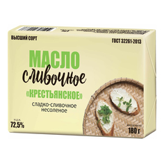 Сливочное масло Молочная мозаика 72,5% 180 г No Brand