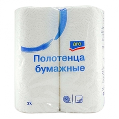 Бумажные полотенца Aro 2 рулона