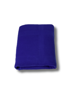 Полотенце Вафельное Ярко-Синее Банное 100х150 пл. 260 г/м2 Баракат текс