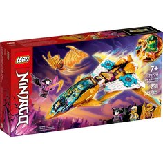Конструктор LEGO Ninjago Реактивный самолёт Зейна Золотой дракон 71770, 258 деталей