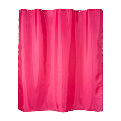 Занавеска штора Moroshka Bright Colors для ванной тканевая 180х180 см. цвет розовый