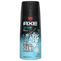 Дезодорант Axe Cool Ocean аэрозольный, с топовым акватическим ароматом, 150 мл