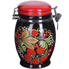 Банка для сыпучих продуктов LORAINE, Брусника, 930 мл