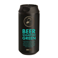 Шампунь The Chemical Barbers Shampoo Green, пивной, с мятой и эвкалиптом, 350 мл