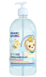 Крем-мыло детское Dream Nature Kids жидкое алоэ-вера и белый чай, 1 кг