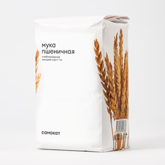 Мука пшеничная Самокат хлебопекарная, высший сорт, 1 кг