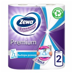 Полотенца бумажные Zewa Premium Décor, 2 слоя, 2 рулона