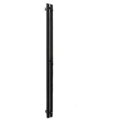 Водяной полотенцесушитель Grota Corsa 80х1800 с крючками (черный)