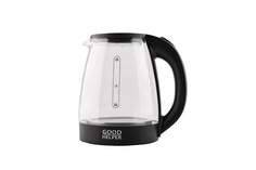Чайник электрический Goodhelper KG-18B01 1.8 л прозрачный, черный
