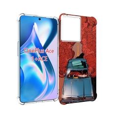 Чехол MyPads машина мчится с дымком для OnePlus Ace