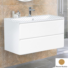 Тумба под раковину Belbagno Acqua 1200-2C-SO-RR Rovere Rustico