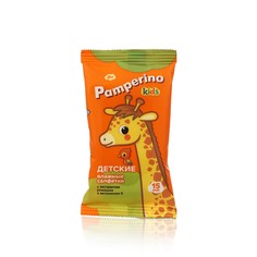 Детские влажные салфетки Pamperino с экстрактом ромашки и витамином Е 15шт
