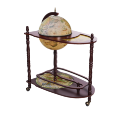 Глобус-бар напольный со столиком d 33 KSVA-JF-CG-33004-NN JUF