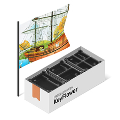 органайзер для игры keyflower (прозрачный) No Brand