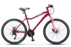 Велосипед Stels Miss 5000 D 26 K010 2021 18" бордово-розовый