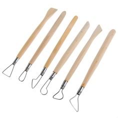 Набор деревянных стеков «Сонет», 6 штук, 20 см, с петлёй Невская палитра