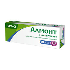 Алмонт таблетки 10 мг 98 шт. Teva