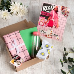 Набор подарочный "You are amazing" плед и акс. No Brand