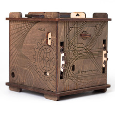 Квест-куб головоломка Woozle Da Vinchi (Орех) Планета головоломок