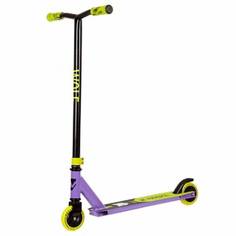 Самокат детский трюковой Novatrack WOLF60, 100мм черно-фиолетовый 100P.WOLF.BVL22