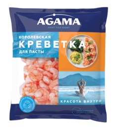 Креветки Agama | королевские, очищенные, для пасты, №4, 300 г