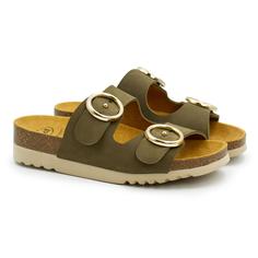 Сабо женские Scholl MALIBU 2 STRAPS F293191043 зеленые 38 EU
