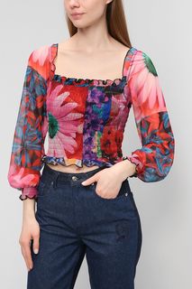 Блуза женская Desigual 22SWTK98 черная L